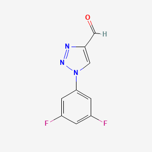 1-(3,5-difluorophenyl)-1H-1,2,3-triazole-4-carbaldehyde