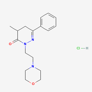 4,5-Dihydro-4-methyl-2-(2-morpholinoethyl)-6-phenyl-3(2H)-pyridazinone hydrochloride