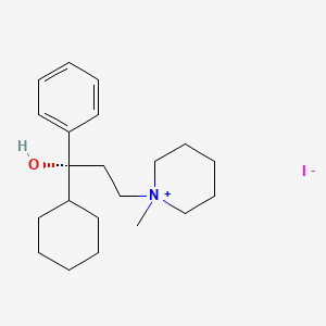 (-)-1-(3-Cyclohexyl-3-hydroxy-3-phenylpropyl)-1-methylpiperidinium iodide