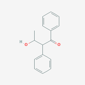 3-Hydroxy-1,2-diphenylbutan-1-one