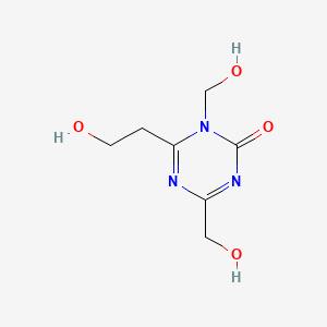 1,3,5-Triazin-2(1H)-one, (hydroxyethyl)bis(hydroxymethyl)-