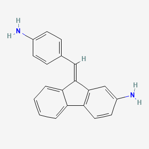 (9E)-9-[(4-aminophenyl)methylidene]fluoren-2-amine