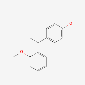 Benzene, 1-methoxy-2-[1-(4-methoxyphenyl)propyl]-