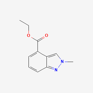 molecular formula C11H12N2O2 B1467592 Ethyl 2-methyl-2H-indazole-4-carboxylate CAS No. 1353497-21-8