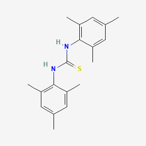 molecular formula C19H24N2S B14675966 Thiourea, N,N'-bis(2,4,6-trimethylphenyl)- CAS No. 29555-12-2