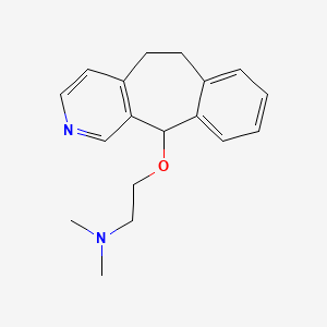 5,6-Dihydro-11-(N,N-dimethylaminoethoxy)-11H-benzo(5,6)cyclohepta(1,2-c)pyridine