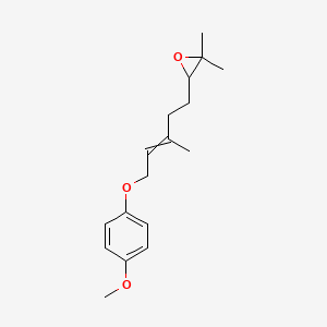 3-[5-(4-Methoxyphenoxy)-3-methylpent-3-en-1-yl]-2,2-dimethyloxirane