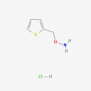 O-(thiophen-2-ylmethyl)hydroxylamine;hydrochloride