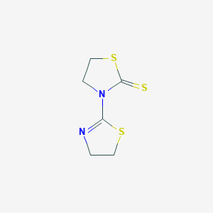 2-Thiazolidinethione, 3-(4,5-dihydro-2-thiazolyl)-