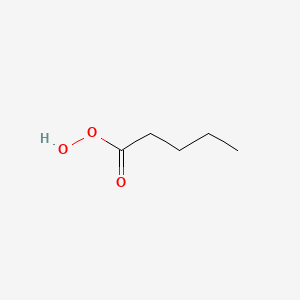 molecular formula C5H10O3 B14676147 Pentaneperoxoic Acid CAS No. 28384-48-7