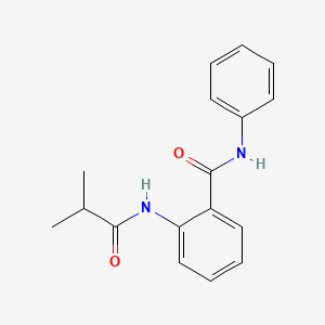 2-(2-Methylpropanamido)-N-phenylbenzamide