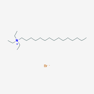 molecular formula C21H46BrN B14676181 N,N,N-Triethylpentadecan-1-aminium bromide CAS No. 34319-41-0