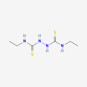 molecular formula C6H14N4S2 B14676188 1-Ethyl-3-(ethylcarbamothioylamino)thiourea CAS No. 38451-07-9