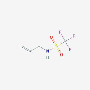 molecular formula C4H6F3NO2S B14676231 N-allyl-1,1,1-trifluoromethanesulfonamide CAS No. 34310-32-2