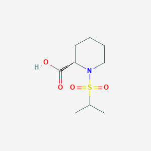 molecular formula C9H17NO4S B1467624 (2S)-1-(propane-2-sulfonyl)piperidine-2-carboxylic acid CAS No. 1567929-74-1