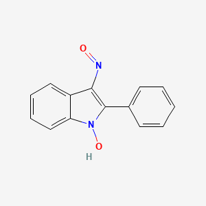 1-Hydroxy-3-nitroso-2-phenylindole