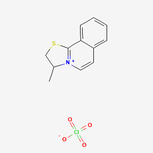 3-Methyl-2,3-dihydro[1,3]thiazolo[2,3-a]isoquinolin-4-ium perchlorate