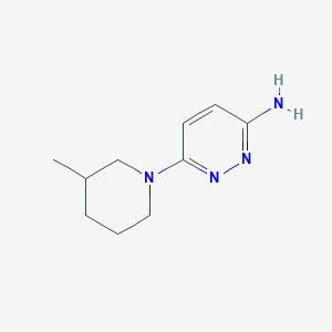 molecular formula C10H16N4 B1467635 6-(3-Methylpiperidin-1-yl)pyridazin-3-amine CAS No. 1314356-46-1