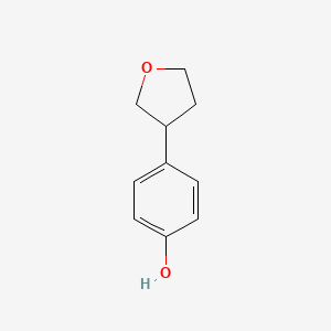 molecular formula C10H12O2 B1467637 4-(Oxolan-3-yl)phenol CAS No. 66123-37-3
