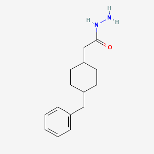 molecular formula C15H22N2O B1467648 2-(4-Benzylcyclohexyl)acetohydrazide CAS No. 1353497-07-0