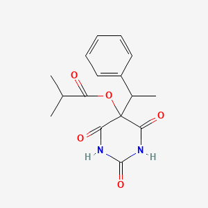 5-Isobutyryloxy-5-(1-phenylethyl)barbituric acid