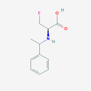 3-Fluoro-N-(1-phenylethyl)-L-alanine