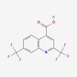 2,7-bis(trifluoromethyl)quinoline-4-carboxylic Acid