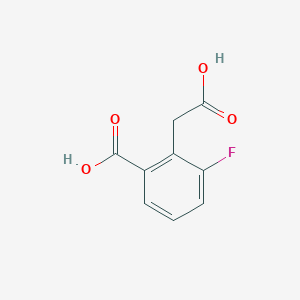 molecular formula C9H7FO4 B1467657 2-(羧甲基)-3-氟苯甲酸 CAS No. 1059623-72-1