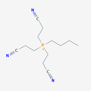 Butyl-tris(2-cyanoethyl)phosphanium