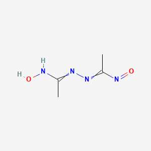 N-Hydroxy-N'-(1-nitrosoethylidene)ethanehydrazonamide