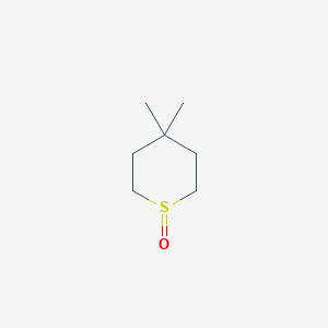 4,4-Dimethyl-1lambda~4~-thian-1-one