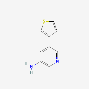 B1467672 5-Thiophen-3-ylpyridin-3-amine CAS No. 1314356-78-9