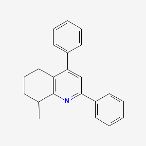 Quinoline, 5,6,7,8-tetrahydro-8-methyl-2,4-diphenyl-