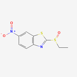 2-(Ethanesulfinyl)-6-nitro-1,3-benzothiazole