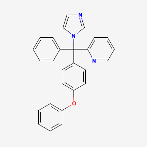 2-[(1H-Imidazol-1-yl)(4-phenoxyphenyl)phenylmethyl]pyridine