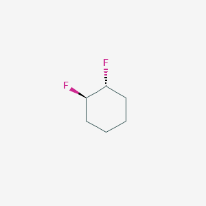 molecular formula C6H10F2 B14676797 (1R,2R)-1,2-Difluorocyclohexane CAS No. 38706-73-9