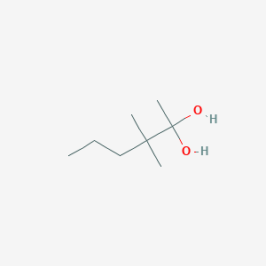 3,3-Dimethylhexane-2,2-diol