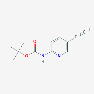 molecular formula C12H14N2O2 B1467691 tert-Butyl (5-ethynylpyridin-2-yl)carbamate CAS No. 832698-01-8