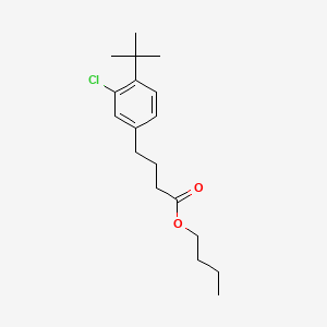 Butyl 4-(4-tert-butyl-3-chlorophenyl)butanoate