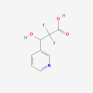 B014677 2,2-Difluoro-3-hydroxy-(3-pyridyl)propionic acid CAS No. 887354-54-3