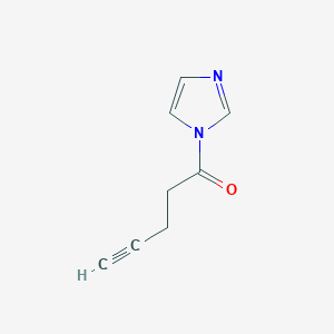 1-(1H-Imidazol-1-yl)pent-4-yn-1-one