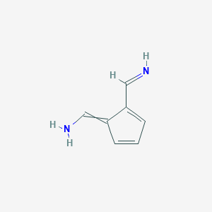 1-[2-(Iminomethyl)cyclopenta-2,4-dien-1-ylidene]methanamine