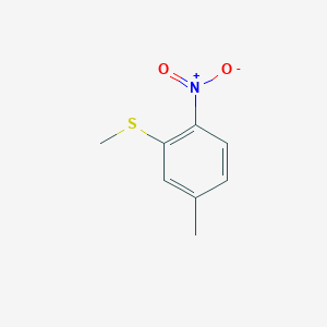 4-Methyl-2-methylsulfanyl-1-nitrobenzene