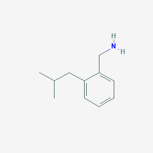 molecular formula C11H17N B1467707 (2-Isobutylphenyl)methanamine CAS No. 855278-36-3