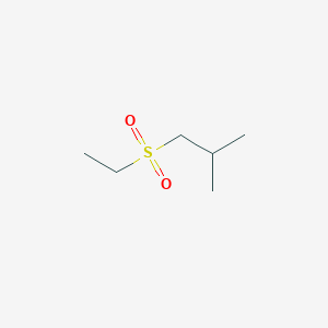 molecular formula C6H14O2S B14677085 Ethyl isobutyl sulfone CAS No. 34008-93-0