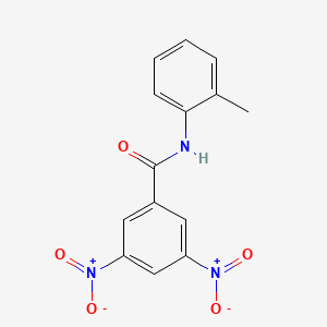 N-(2-methylphenyl)-3,5-dinitrobenzamide