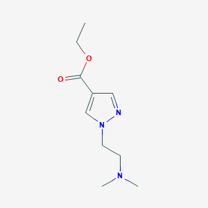 molecular formula C10H17N3O2 B1467717 Ethyl 1-[2-(dimethylamino)ethyl]-1H-pyrazole-4-carboxylate CAS No. 874196-89-1