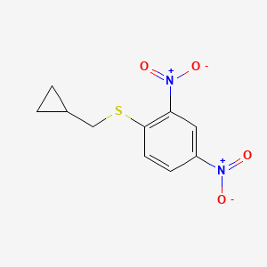 Benzene, 1-[(cyclopropylmethyl)thio]-2,4-dinitro-