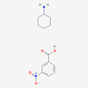 3-Nitrobenzoic acid cyclohexylamine salt