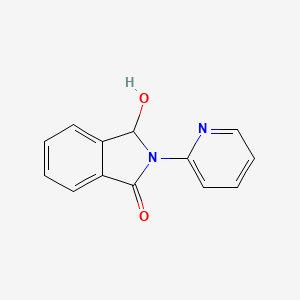 1H-Isoindol-1-one, 2,3-dihydro-3-hydroxy-2-(2-pyridinyl)-